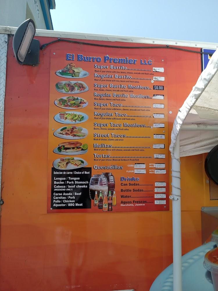 El burro premier Menu image 3