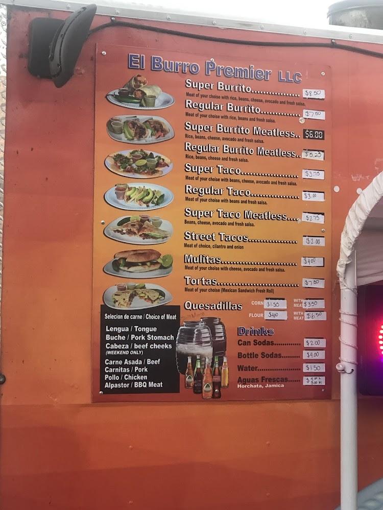 El burro premier Menu image 4